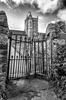 Abandoned St Nicholas Church -B&W
