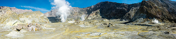 White Island Crater  Panorama