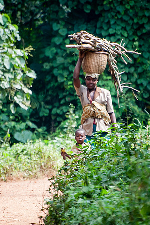 Lady Carrying Wood
