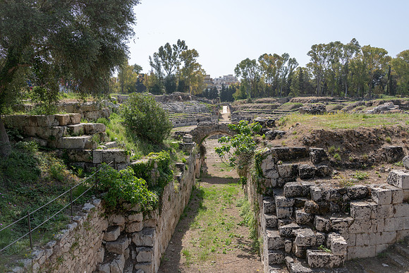 Syracuse Archeological Museum - Roman Ampitheatre
