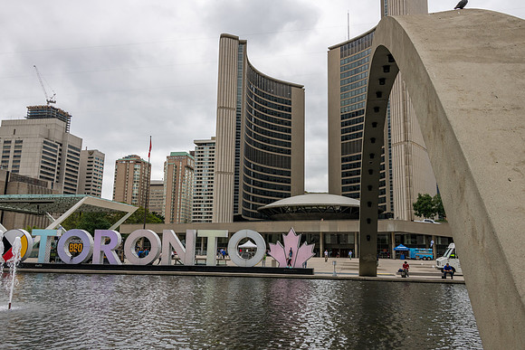 Toronto Sign at Nathan Philips Square -1