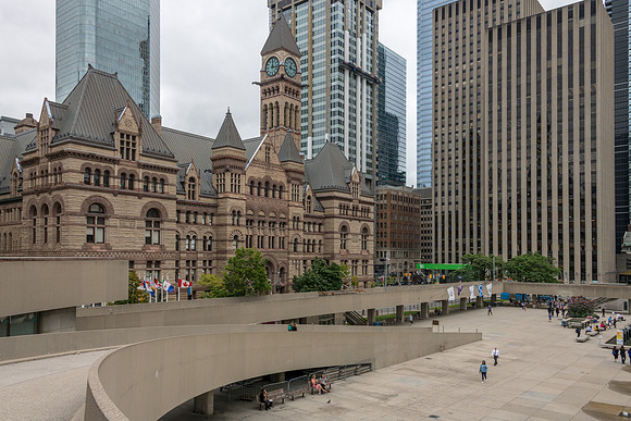 Toronto Old City Hall from New City hall