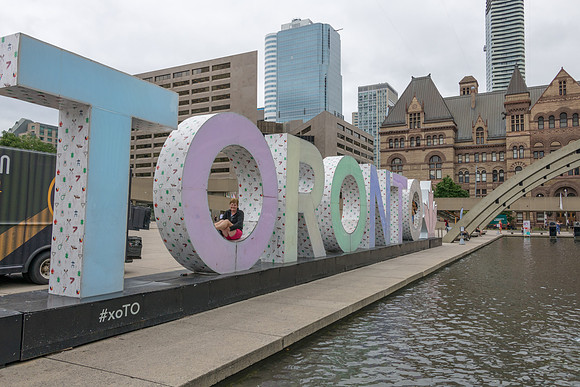 Toronto Sign at Nathan Philips Square -2