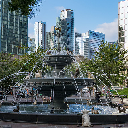 Dog Fountain at Berczy Park -1
