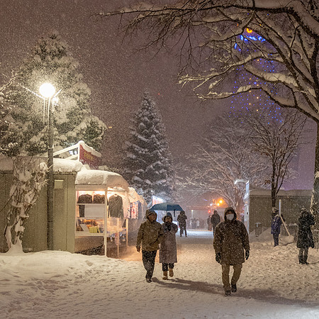 Walking in the Snow