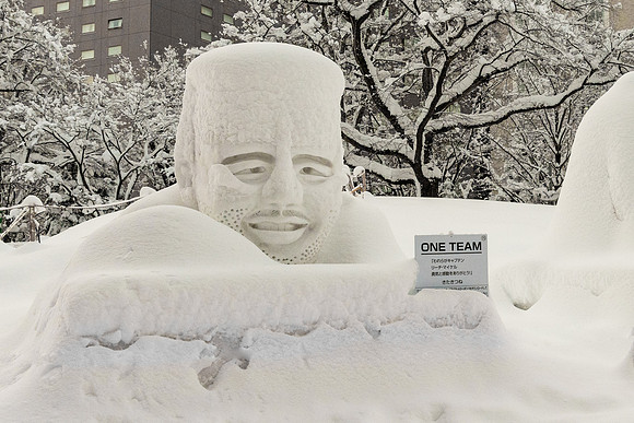 Ice Sculptures After Storm -3