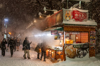 Food Stall in the Snow -1