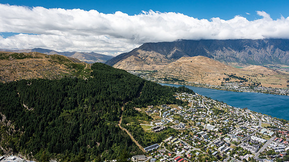 Queenstown & Lake Wakatipu Panorama -3