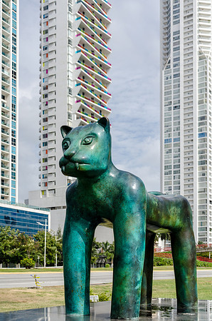 Sculpture of a Panther