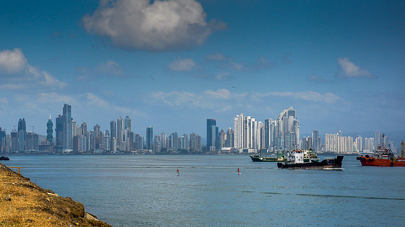 Panama City Skyline from Old Quarter