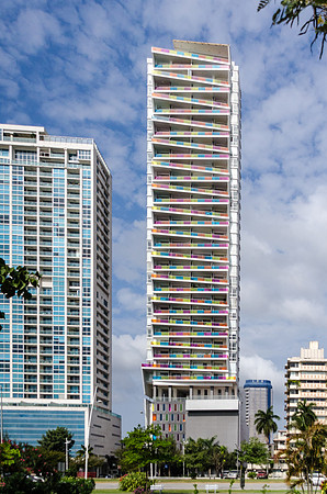 Colourful Apartment Block -2