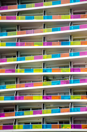 Colourful Apartment Block -3