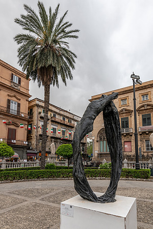 Sculpture outside Cathedral