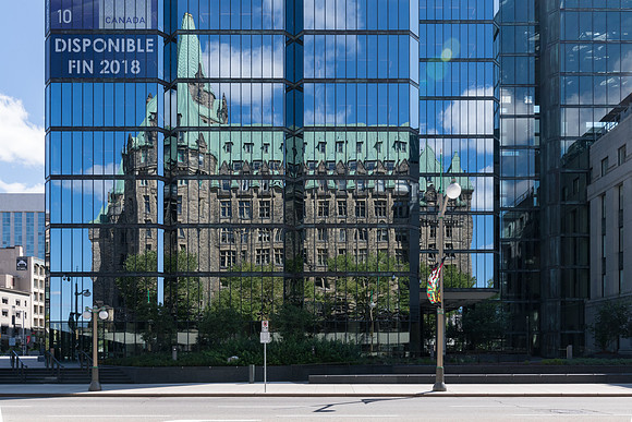 Parliament West Block Reflection -2