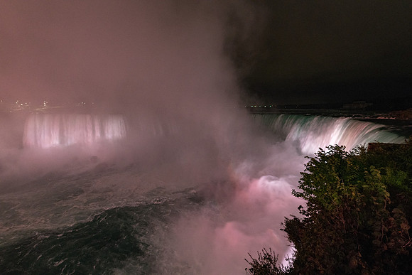 Horseshoe Fall at Night -3