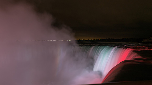 Horseshoe Fall at Night -2