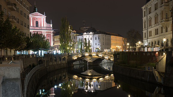 Ljubljana at Night -4