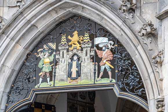 Munich Town Hall Detail -1