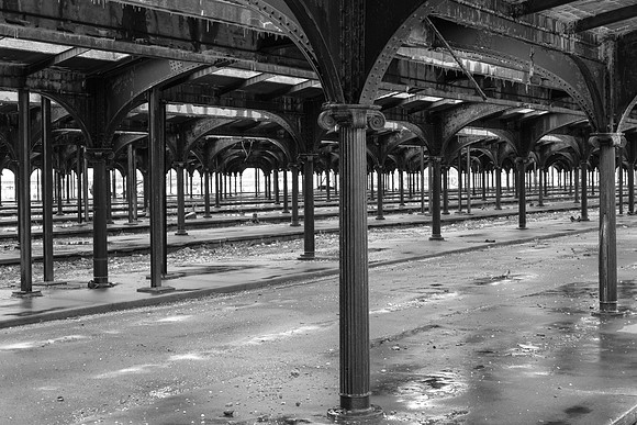 Abandoned Rail Terminal at Liberty State Park -6