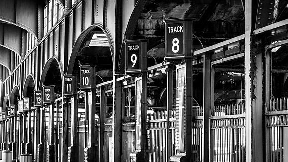 Abandoned Rail Terminal at Liberty State Park -4
