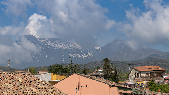 Mount Etna & Clouds -1