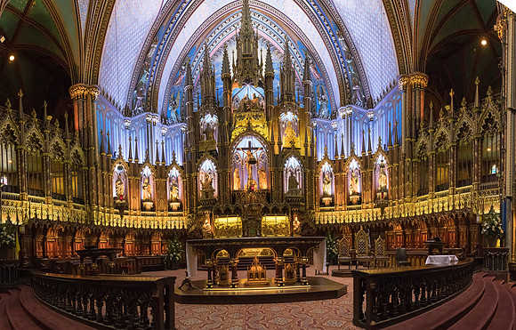 Notre-Dame Basilica Inside -4