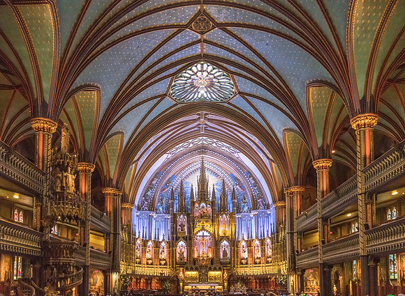 Notre-Dame Basilica Inside -6