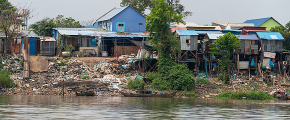 Riverside Village with Polluition -2