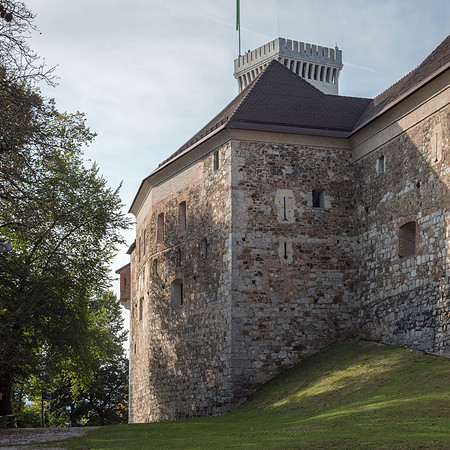 Ljubljana Castle Outside