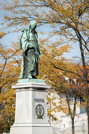 Vodnik Statue Market Square