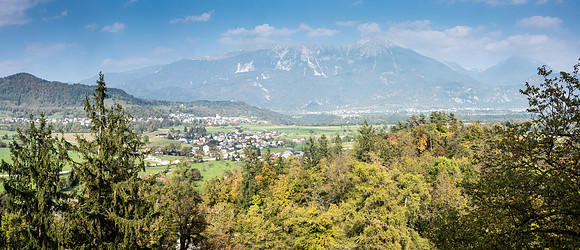 View from Bled Castle