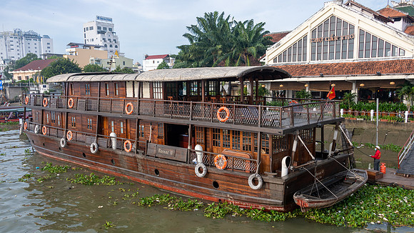 Bassac Wooden Riverboat