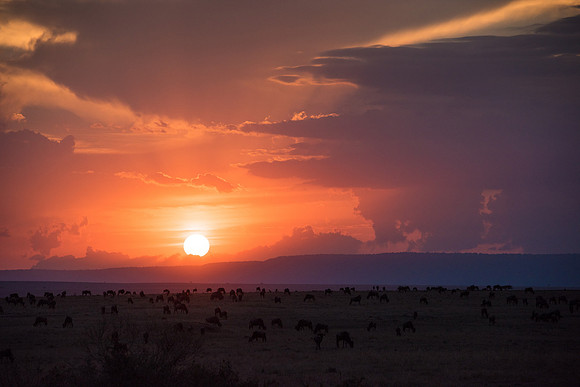 Sunset over the Mara -2