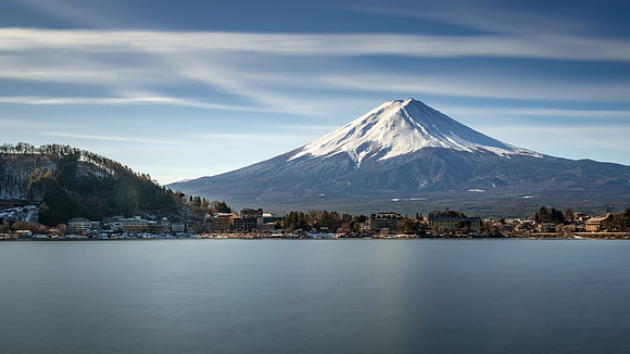 Fuji Morning and Lake Kawaguchi