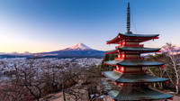 Chureito Pagoda Sunrise -2
