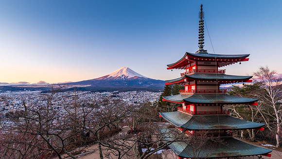 Chureito Pagoda Sunrise -2