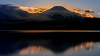 Fuji Sunset from Lake Yamanaka -2