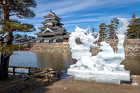 Matsumoto Castle Ice Sculptures -2
