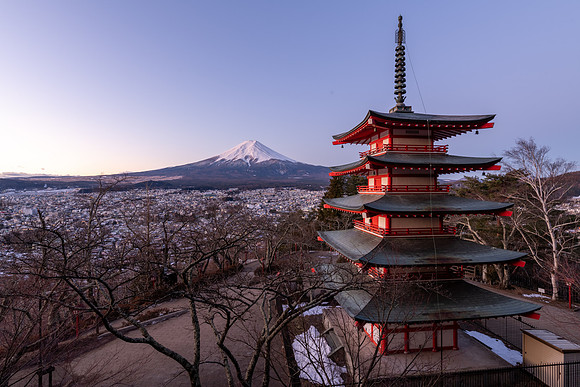 Chureito Pagoda Sunrise -1