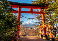 Chureito Pagoda Tori Gate
