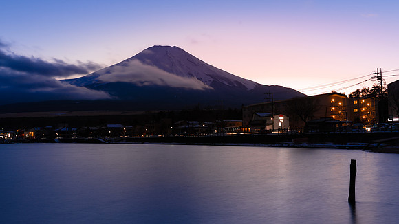 Fuji Sunset from Lake Yamanaka -2