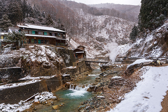 Jigokudani Hot Spring Korakukan -1