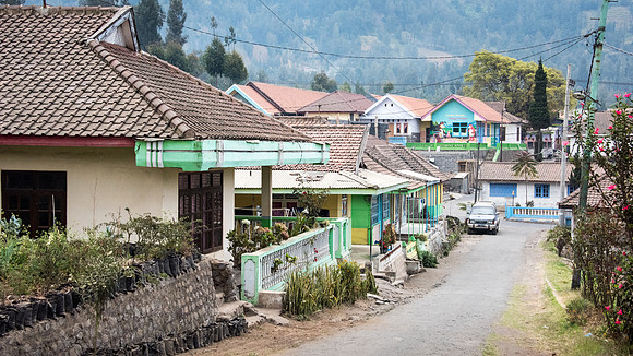 Wonotoro near Mt. Bromo. Street