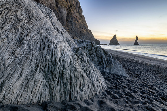Basalt Formations, Reynisfjara Beach -1