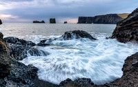 Towards Dyrholaey Arch from Dyrhólaey Promontory -3