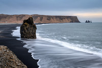 Arnarklettur Rock Stack to Reynisdrangar