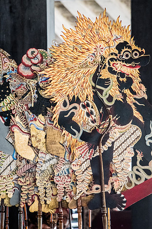 Royal Palace Puppets used in Shadow Puppet Show
