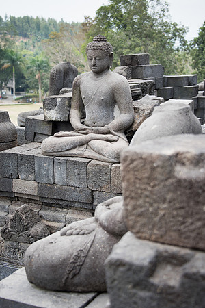 Borobudur Buddha Carving