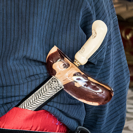 Royal Palace Musician with Traditional Dagger -1