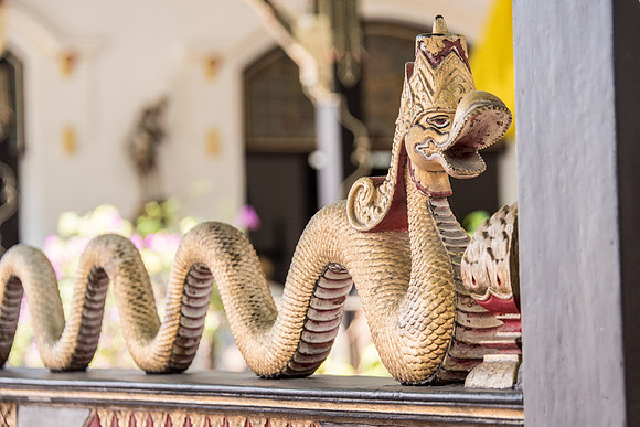 Royal Palace Serpent Carving